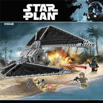 

Children's Toys Gift Star Wars Series 05048 Compatible lepining Starwars75154 Tie Forward Fighter Model Building Blocks