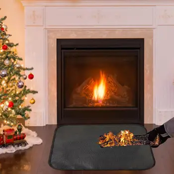 

Fire Pit Carpet Durable Fireproof Fireplace Blanket Mat Pad Insulation Or Heat Shield Emergency Blanket For Fireplace Camping
