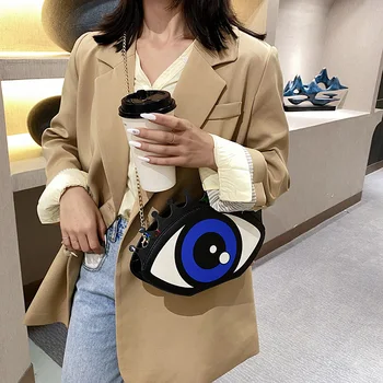 Unusual Bags for Women 2020 New Luxury Handbag Women's Leather Fashion Laser Women's Purse Chain Cute Female Shoulder Bag Brand 4