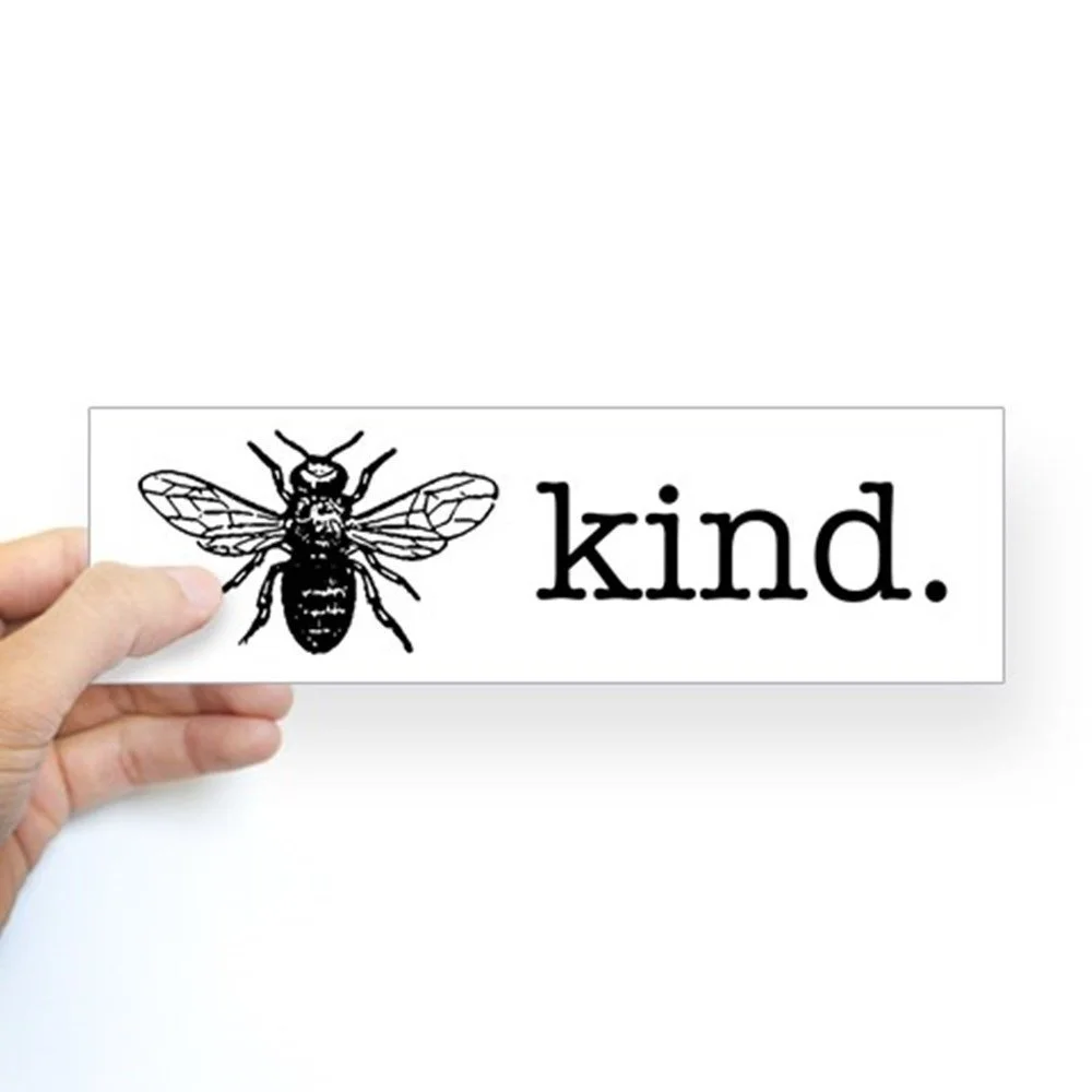 Для CafePress Be kind Bumper наклейка прямоугольная наклейка для автомобиля