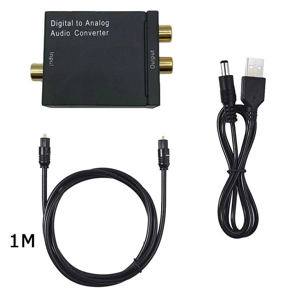 SPDIF Toslink оптический цифровой стерео аудио коаксиальный сигнал в аналоговый конвертер ЦАП Джек 2* усилитель RCA декодер адаптер