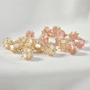 

2020 New Fshion Handmade DIY Jewelry Small Pendant Copper Plated Earrings Necklace Jewelry Handmade Jewelry For Lover