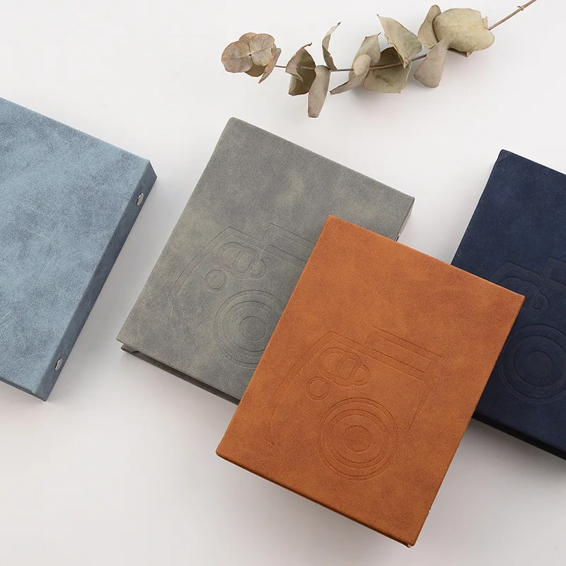 Photo Film Album 64 Pockets 3 Inch Photo Paper Book PU Leather Cover for Fujifilm Instax Mini 11 9 8 7s 90 70 LiPlay Camera Film