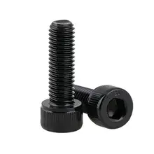 Preto esquerda rosqueado hex sextavado soquete tampa parafusos reverso esquerda dente rosca copo cabeça allen parafusos din912 grau 12.9 M5-M12