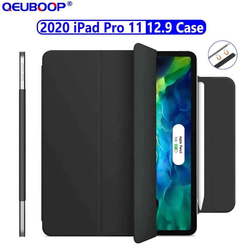

For iPad pro 11 2020 & 2018 case pro 12.9 Ultra Slim Magnetic Smart Cover for 2020 iPad Pro 11 12.9 inch 2nd/4th Generation case