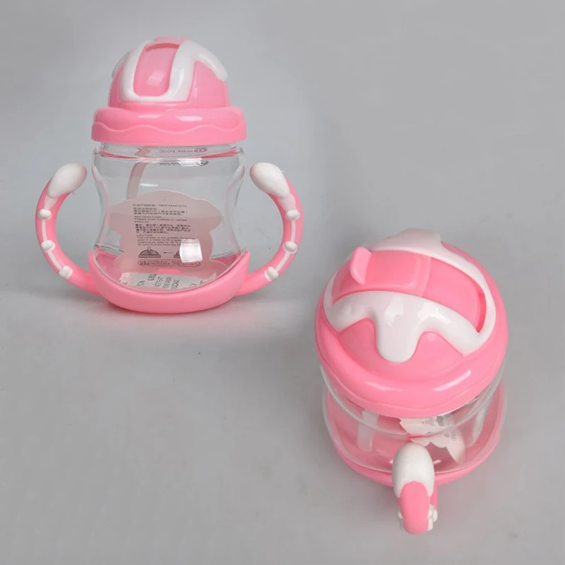 320ML Baby Bottles Baby Feeding Cup With Handles Baby Water Bottle Kids Nursing Bottles