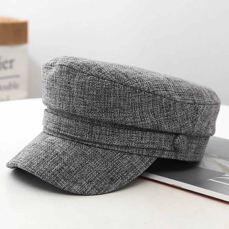 Fashion Women Men Military Hat Spring 