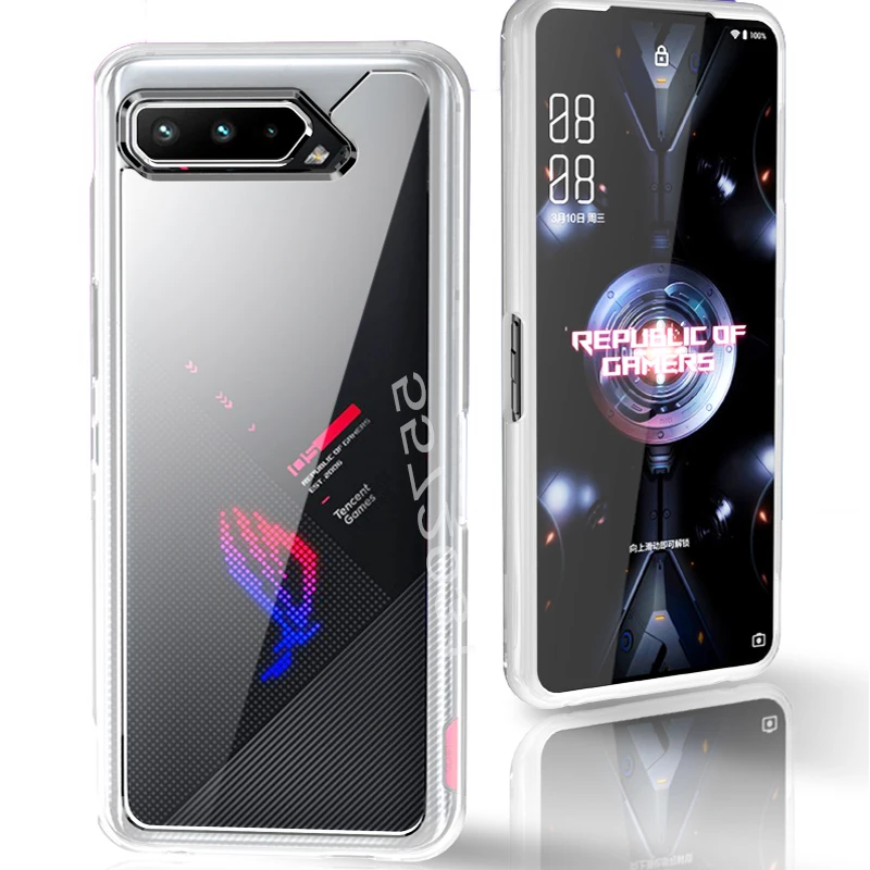 Чехол для ASUS Rog Phone 5 Pro прозрачный тонкий мягкий чехол из ТПУ телефона