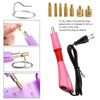 Buy Hot Sale New Set 2000Pcs Hot Fix Rhinestones EU or US PLUG Hotfix Applicator&7 Tips Crystal Glass Rhinestone Iron-on Wand Stars Online - Image 6