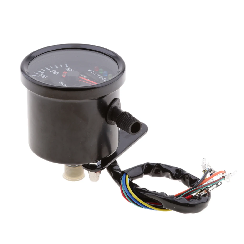 12 в 60 мм ЖК Подсветка мотоцикл спидометр одометр тахометр датчик | Автомобили и
