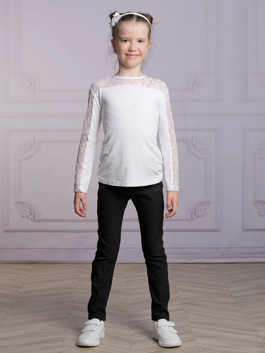 Блузка для девочки Viva Baby D1509-5 белый