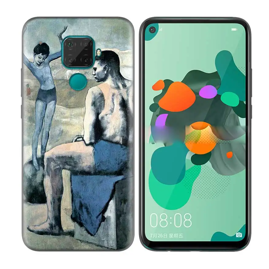 Pablo Picasso абстрактная художественная роспись силиконовый чехол для huawei P Smart Plus P Smart Z Nova 5 5i Pro Y9 Y7 Y6 Y5 - Цвет: 04