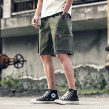 Летняя новая Корейская версия сочетающихся цветов мужские рабочие свободные пять очков прямые Harajuku повседневные шорты