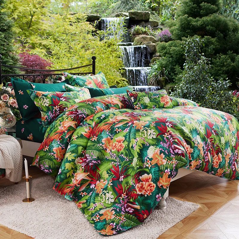 

Reactive Printing And Dyeing Twill Thick Warm Plant Cashmere Wool Brushed Velvet Four-piece Set Bedding Article