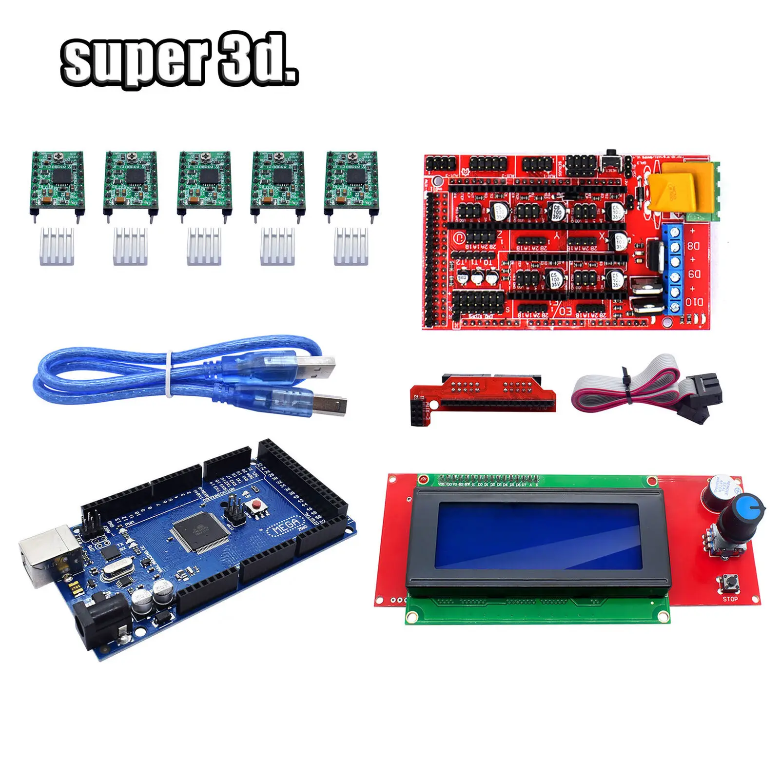 3D Printer CNC Kit Parts RAMPS 1.4 
