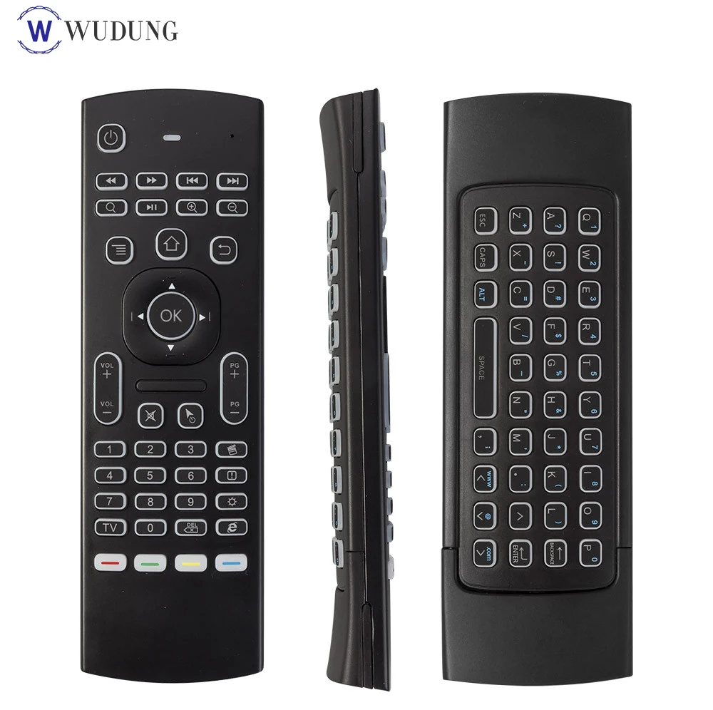 MX3 MX3-L Backlit Air IR Learning Mouse 2.4G Wireless Keyboard for Android tv box Remote For X96 mini T9 A95X H96 MAX | Электроника
