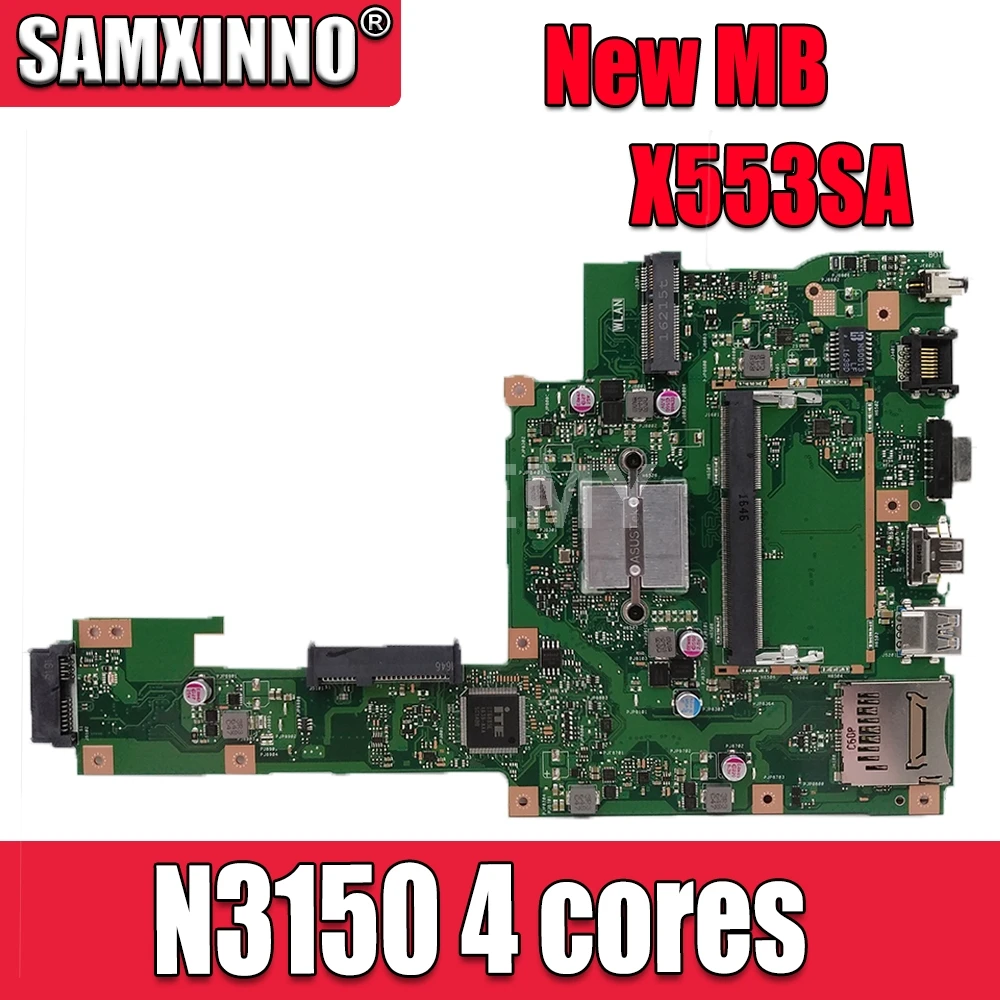 Материнская плата Akemy X553SA N3150 4 ядра для ASUS A553S A553SA F553S F553SA X553S материнская ноутбука |