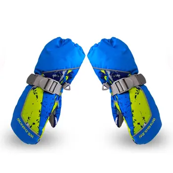 

Children Skiing Gloves Waterproof Non-slip Snow Skating Gloves Thick Warm Gloves Mittens for Winter Sports New 2018