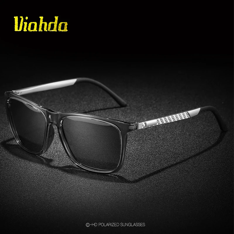 VIAHDA, новинка, Классические поляризационные солнцезащитные очки для мужчин и женщин, для вождения, квадратная оправа, солнцезащитные очки, мужские очки, UV400