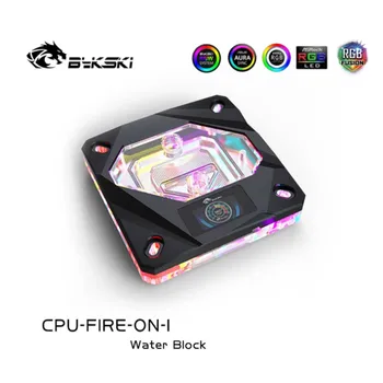 

Bykski CPU Water Block With Thermometer LCD Monitor For INTEL LGA 1366/115X/2011/2066 CPU Cooler RGB 5V Heatsink CPU-FIRE-ON-I