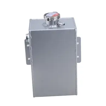

Aluminum Alloy Racing Coolant Expansion Overflow Water Fill Tank Bottle & Cap For Universal