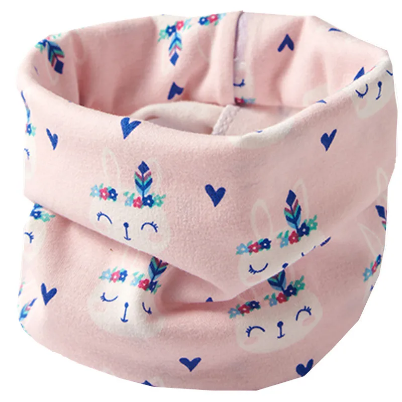 Children Scarf Autumn Winter Cotton Baby Kids Warm Cartoon Scarves Spring Collar O Ring Magic Neckerchief