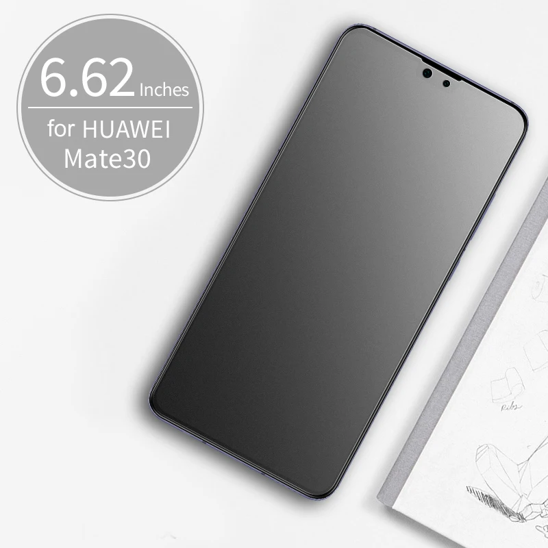 3D закругленные края полное покрытие матовый экран протектор для huawei P30 Pro mate 20 Pro 30 9H закаленное стекло против следов от пальцев