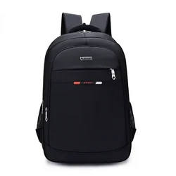 Luxury Men's Backpack Oxford Cloth Material British Leisure College Style High Quality Multi-Functional Design Large Capacity