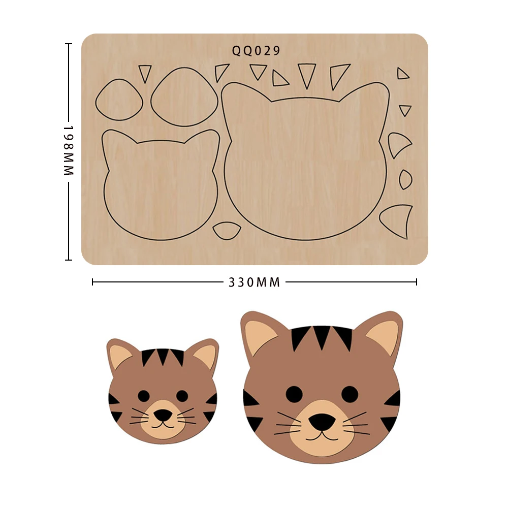 

Деревянные формы для резки для поделок, декоративные предметы, шаблоны форм для обычных высекальных станков