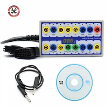 Ferramenta de diagnóstico do carro automático quebrar caixa obdii obd breakout caixa detector de protocolo do carro obd2 interface do carro monitor