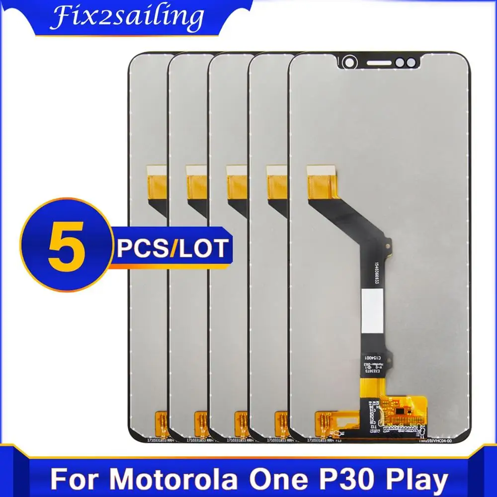 5 шт. Оригинальный ЖК-экран для Motorola Moto один P30 Play дисплей в сборе XT1941-1 XT1941-3 XT1941-4