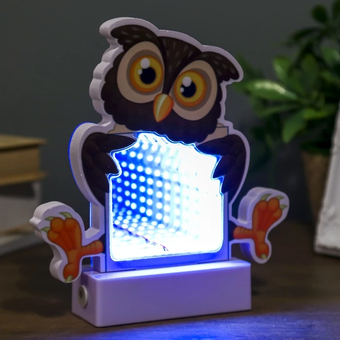 Ночник &quotФилин&quot эффект бесконечности 34хLED диоды от USB 18 5х17 5х4 5 см 3877912 | Лампы и