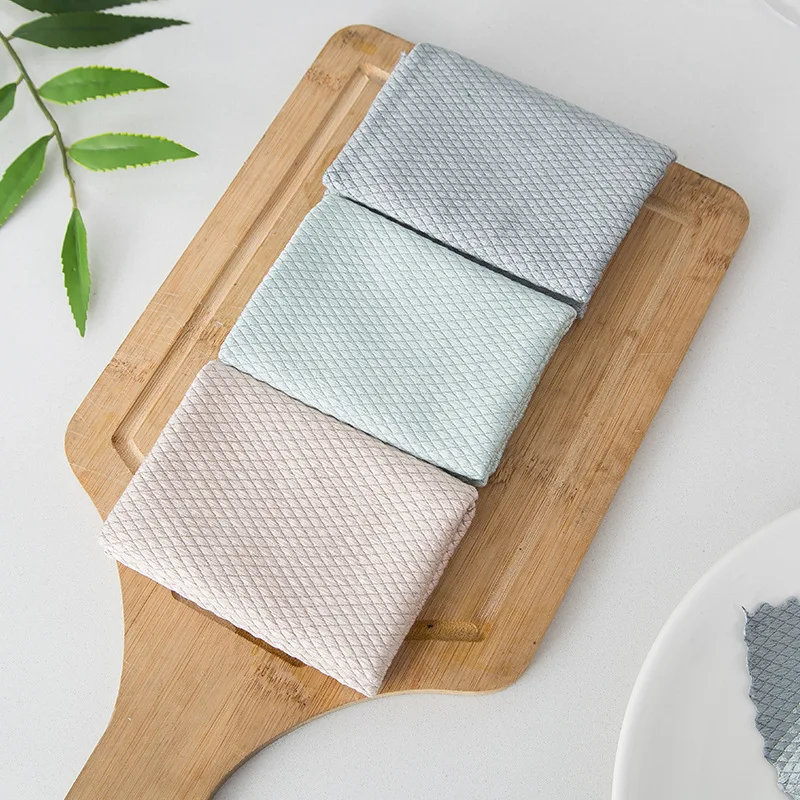 

Scale Lattice Cloth Kitchen Cleaning without Watermark Lazy Cleaning cloth Household Water Don't Shed Cleaning cloth Cloth