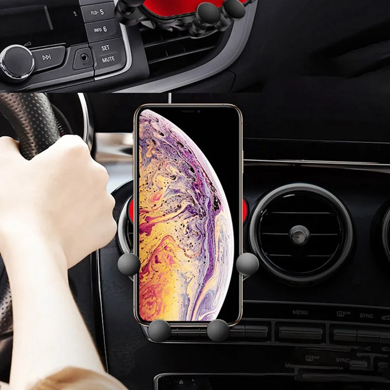 Universal Car Phone Holder GPS Stand Gravity Stand For Phone in Car Stand Deformable Car Auto Mobile Phone Bracket