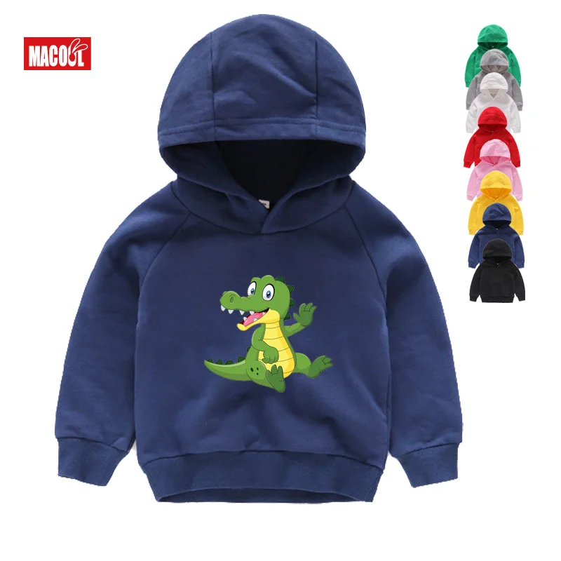 

Children hoodies boys black Cartoon dinosaur toddler Baby Sweatshirts Sweater Sportswear Long Sleeves t shirt Spring Autumn tops