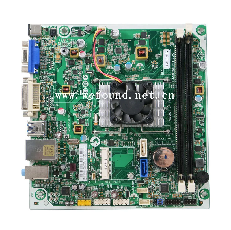 Рабочая настольная материнская плата для 110 721891-001 A6-5200 AMD ITX DC полностью протестирована