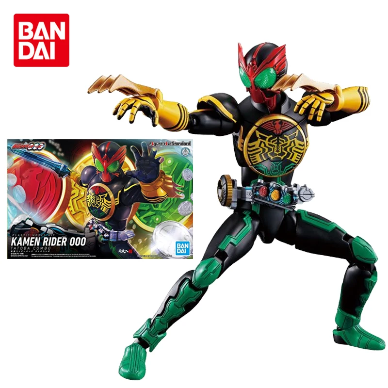 

Bandai Genuine Figure-rise Standard Kamen Rider OOO Joints Movable Anime Action Figure Toys for Children Boys Gifts Ornaments