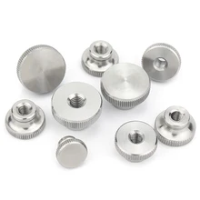 

5/10PCS M2 M2.5 M3 M4 M5 M6 Stainless Steel High Head Knurled Thumb Nuts GB806 Through/Blind Hole Nuts AD Nail
