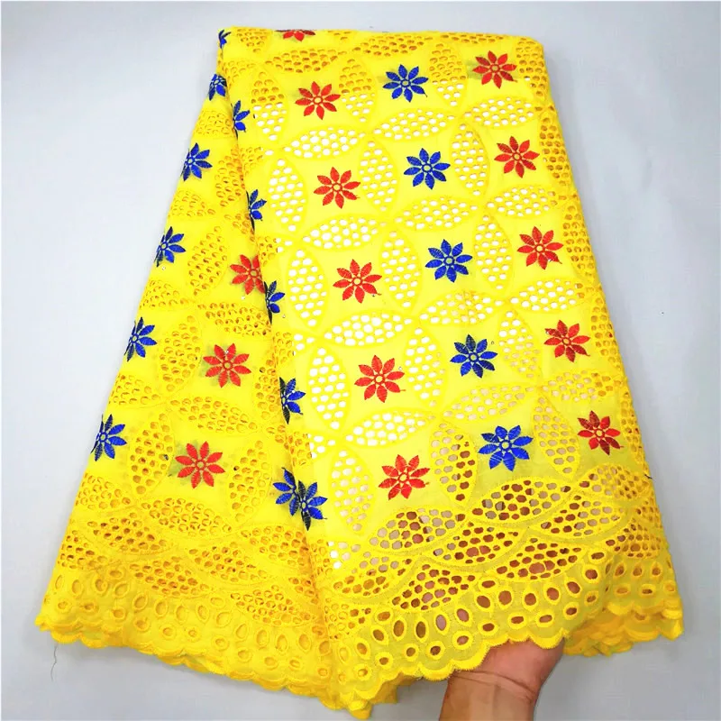 Швейцарская кружевная ткань, хлопок, Suisse, сухая кружевная ткань, высокое качество, ткань из Дубая швейцарская вуаль, кружево в швейцарском стиле, 5 ярдов/партия