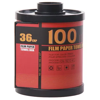 

Tissue Boxes Roll Paper Holder Magazine Shape Plastic Standing Tissue Box Magic Sticker Handing Toilet Paper Holder Red