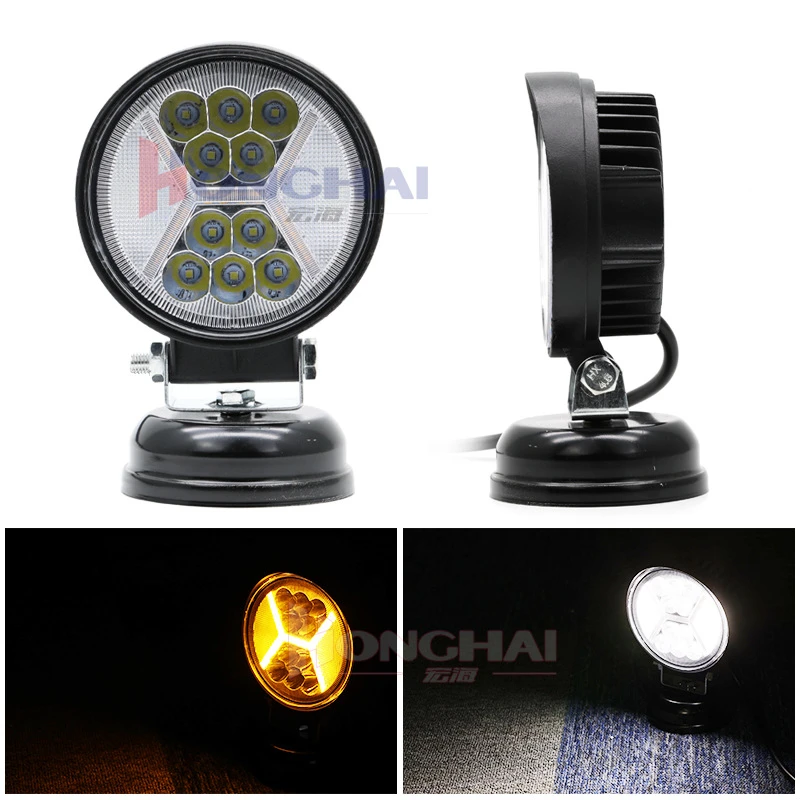 

132W LED WORK Light Combo 12V 24V Flashing Car Work Light Spot Light Beam Universal for Truck Tractor SUV Offroad Driving Lamp