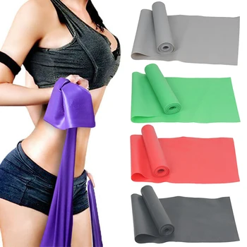 

Good Healthy Yoga Elastic Pilates Rubber Stretch Resistance Exercise Fitness Band Belt Sports Training
