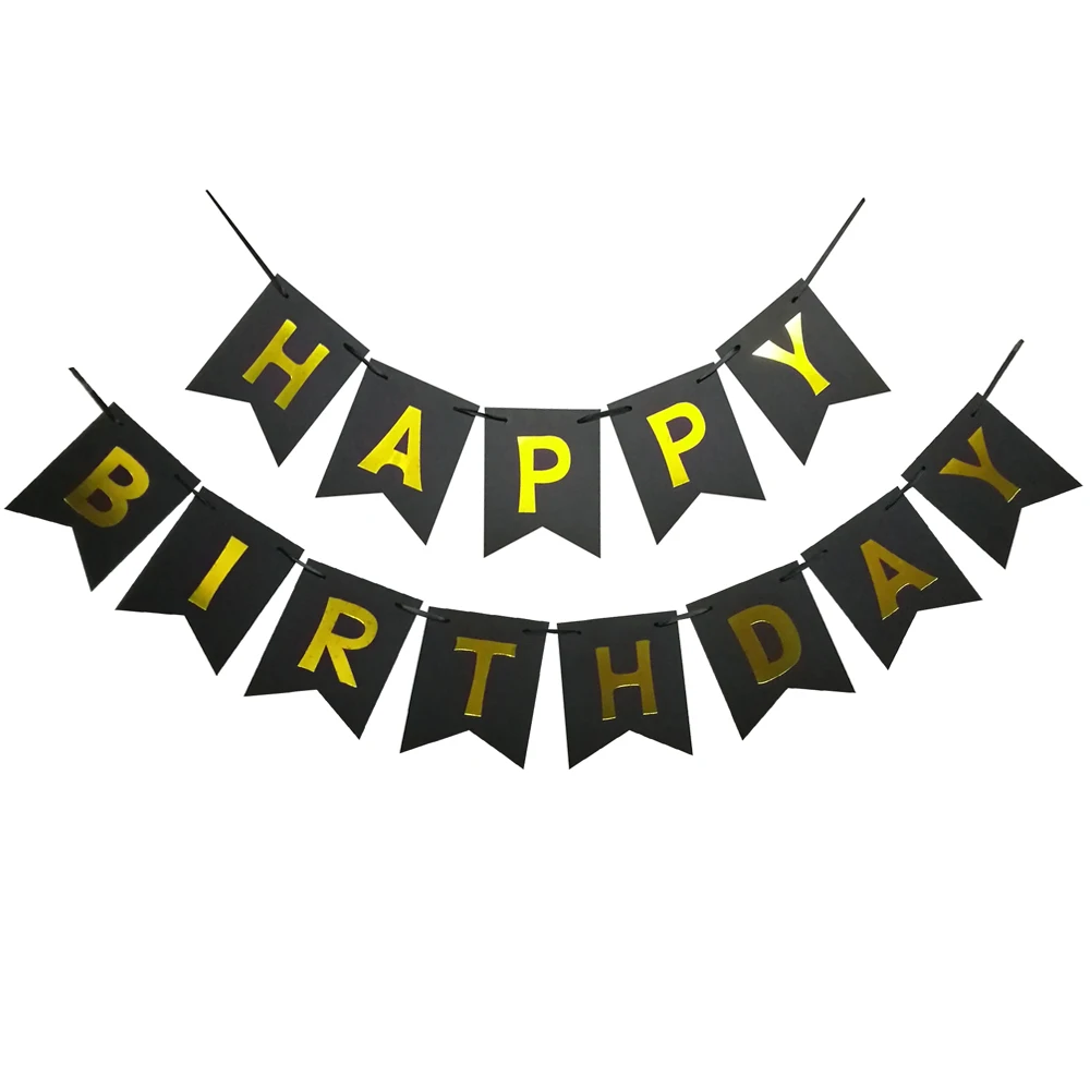 1 шт. 16th 21st 30th 40th 50th 60th День Святого Валентина День Валентина девушки Для женщин с днем рождения пестрого сатина, сувениры Юбилей украшения свадебные принадлежности - Цвет: black