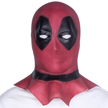 

Patygr Deadpool 3D Mask Cosplay Costume Prop Adult Latex Halloween Full Face Party Mask NEW