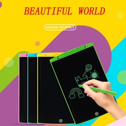 Jouet enfant，jouets，Écriture et correction，tablette enfant，scratch，Planche d'écriture électronique à LED Montessori, jouets d'apprentissage pour enfants, jouets éducatifs Brinquedo, une serrure à clé Anti effacement 