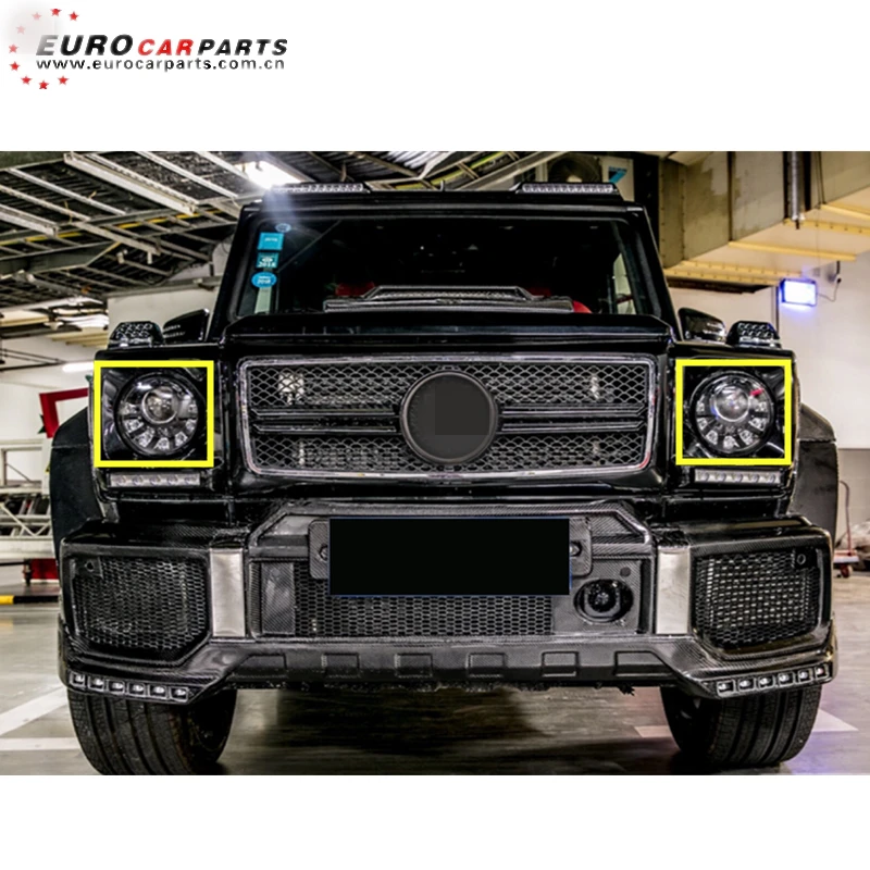 Головсветильник W463 подходит для MB G-class G500 G55 G63 G65 до M-style головсветильник черный