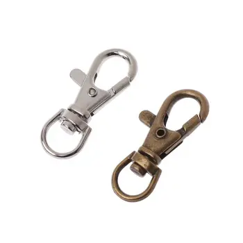 

40Pcs Antique Lobster Clasps Swivel Trigger Clips Snap trigger snap - Secure and Solid Keychain Jewelry Findings Reliable