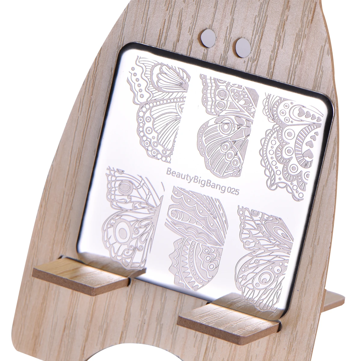 Beautybigbang набор штамповочных пластин для ногтей крылья бабочки красивое изображение для дизайна ногтей штамп шаблон формы трафарет из нержавеющей стали 025