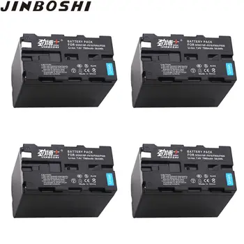 

4pcs NP-F970 rechargeable Battery NP F970 NPF970 Camera batteries 7900mAh for SONY MC1500C 190P 198P F950 MC1000C TR516 TR555