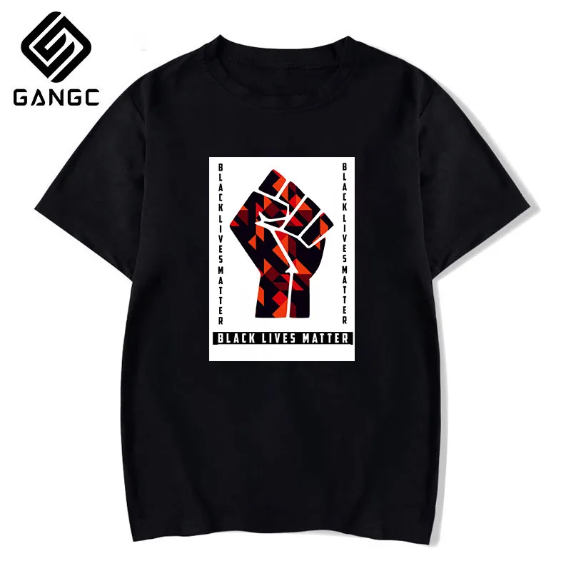 

Black Lives Matter Summer men T-shirt Promote Equality Letter Print Plus Size Tees Casual Short Sleeve Harajuku Tshirt Tops